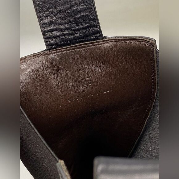 Bottega Veneta Contrast-Sole Leather Tire Men’s Chelsea Boots size 43/us size 10 - Picture 9 of 13